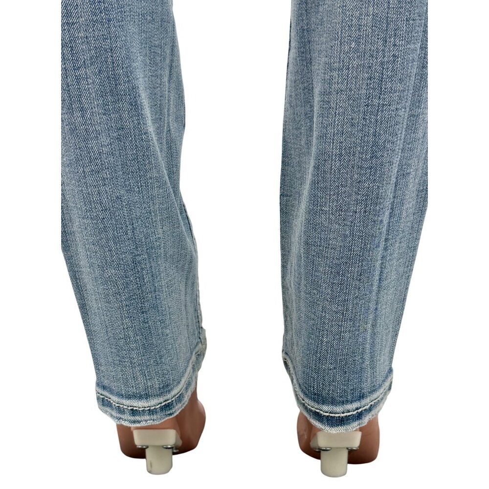 Miss Me Rhinestone Wing Distressed Skinny Jeans | McBling Y2K Early 2010s Tumblr - Picture 8 of 16